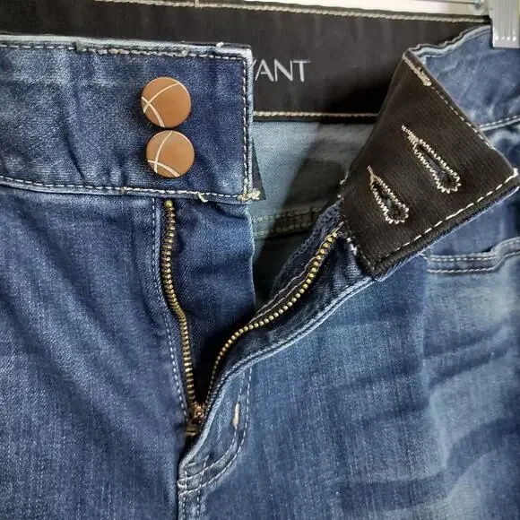 4869) Lane Bryant Tighter Tummy Fit Hi Rise Medium Wash Bootcut Jeans 14 Reg - Picture 4 of 10